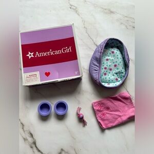 2009 American Girl Sweet Dreams Dog Pet Bed Accessories Set F9290-CF1A